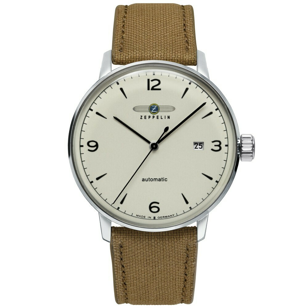 Montre automatique Zeppelin Bauhaus cadran beige 8064-5N