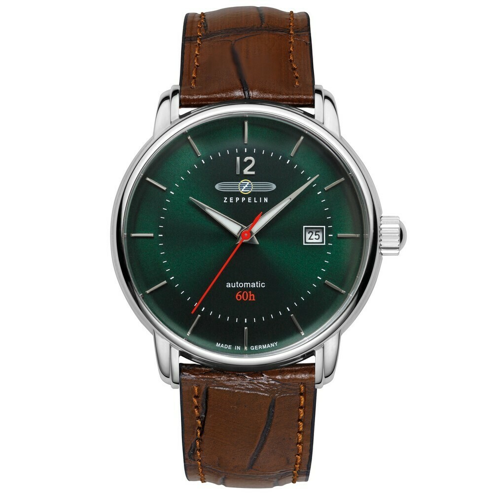 Montre automatique Zeppelin cadran vert Bodensee 8160-4