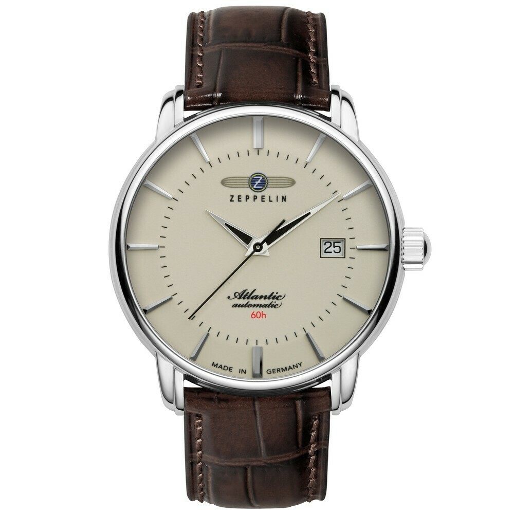 Montre automatique Zeppelin cadran ivoire Atlantic 8460-5