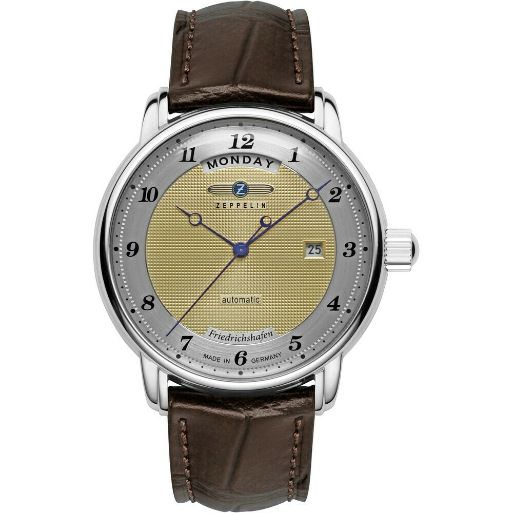 Montre automatique Zeppelin cadran champagne homme 8562-5