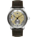 Montre automatique Zeppelin cadran or r&eacute;serve marche 8590-5