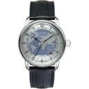 Montre automatique Zeppelin GMT mappemonde homme 8596-3