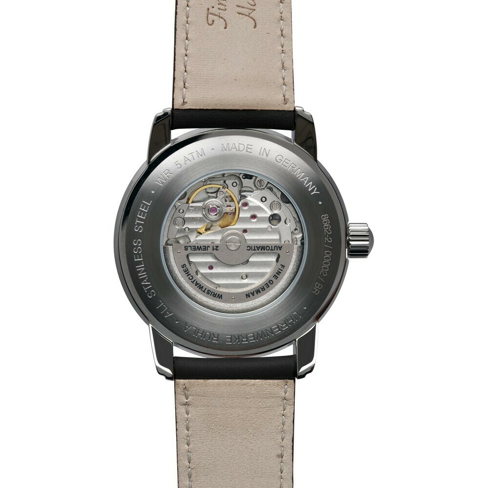 Montre automatique Zeppelin petite seconde noire 8662-2 arriere