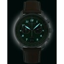 Montre chronographe Zeppelin cadran vert dor&eacute; LZ127 8684-4 nuit