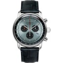 Montre chronographe Zeppelin cadran givr&eacute; marine 8886-2