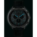Montre chronographe Zeppelin cadran givr&eacute; marine 8886-2 nuit